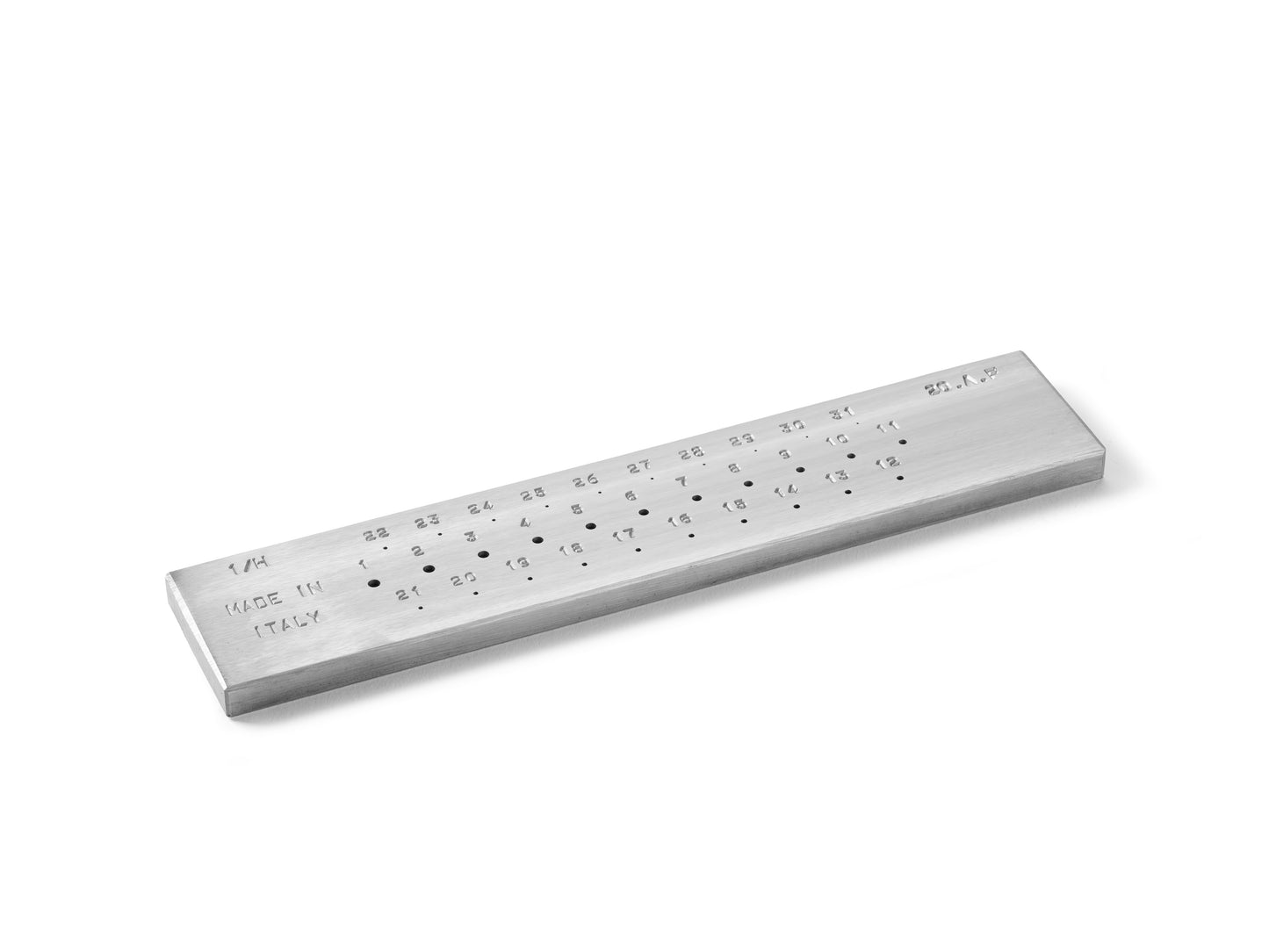 12 029 010 Wire Drawplate – 31 Holes, Scale 1–31