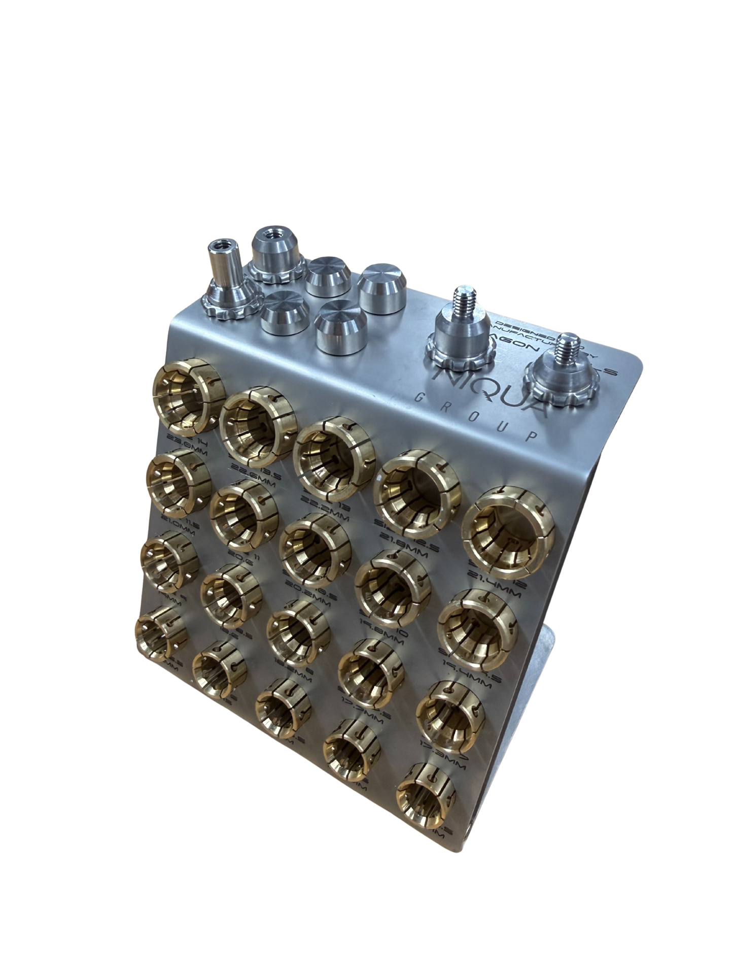 03 096 009 NIQUA Ringspannsystem – Komplettset für Gravierkugel Ø 80 mm