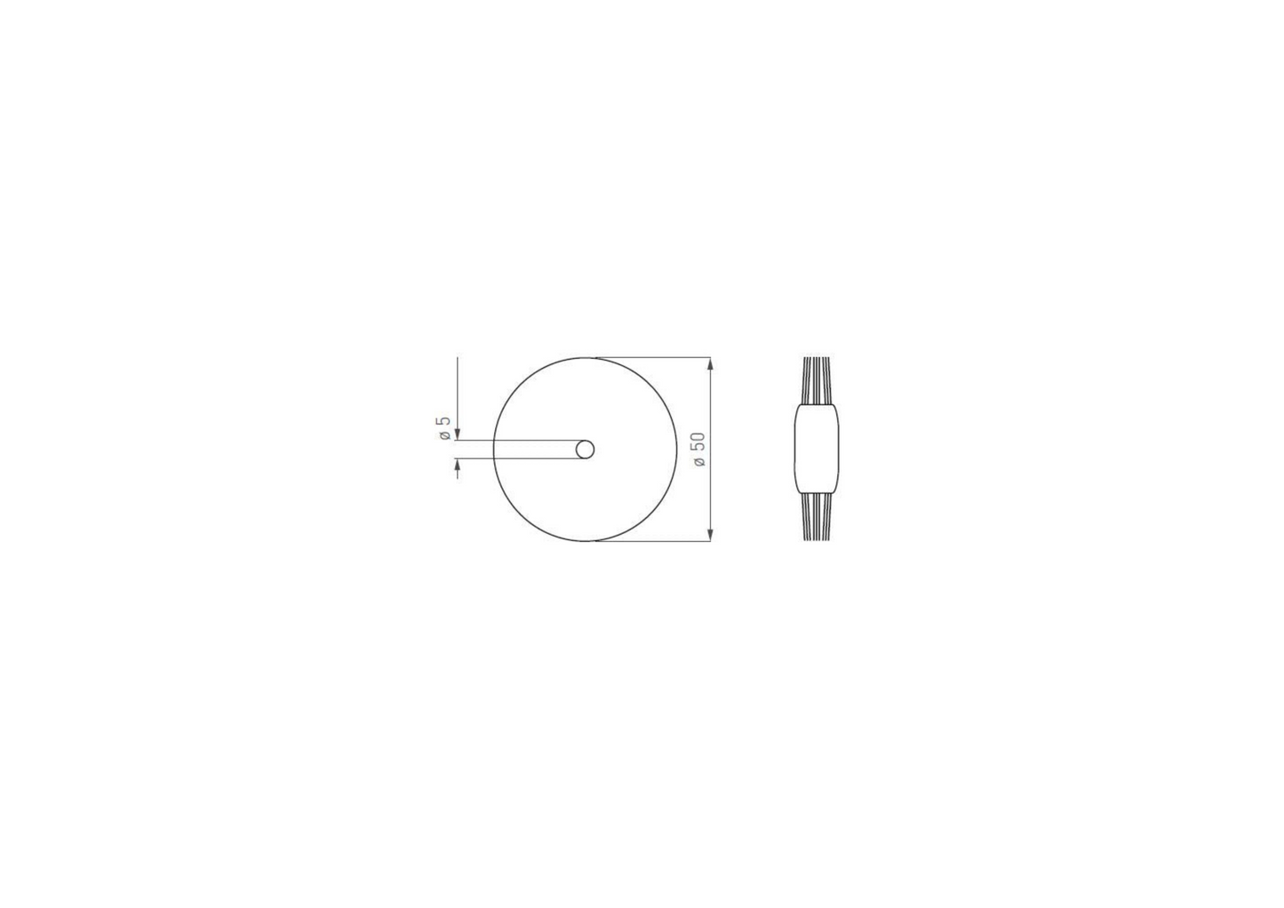 05 022 050 round brush J 3800 metal core ANTILOPE®