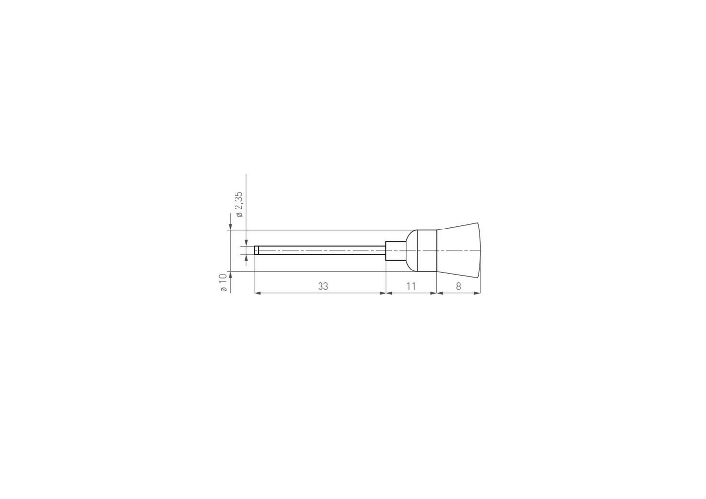 05 007 235 NIQUA Kelchbürste B 6310 - Stahl Ø 10mm (10 Stück)