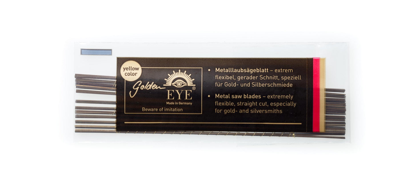 01 015 Golden EYE® Jeweller’s Saw Blades – Specialized for Gold & Soft Alloys