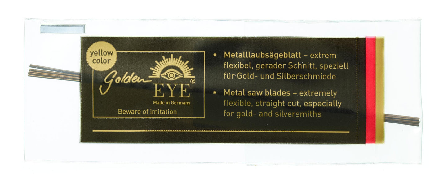 01 015 Golden EYE® Jeweller’s Saw Blades – Specialized for Gold & Soft Alloys