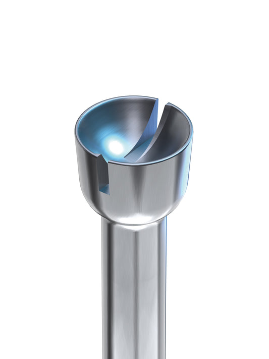 03 237 "2C1" SUPER Q® hollow milling cutter with two slots made of tool steel