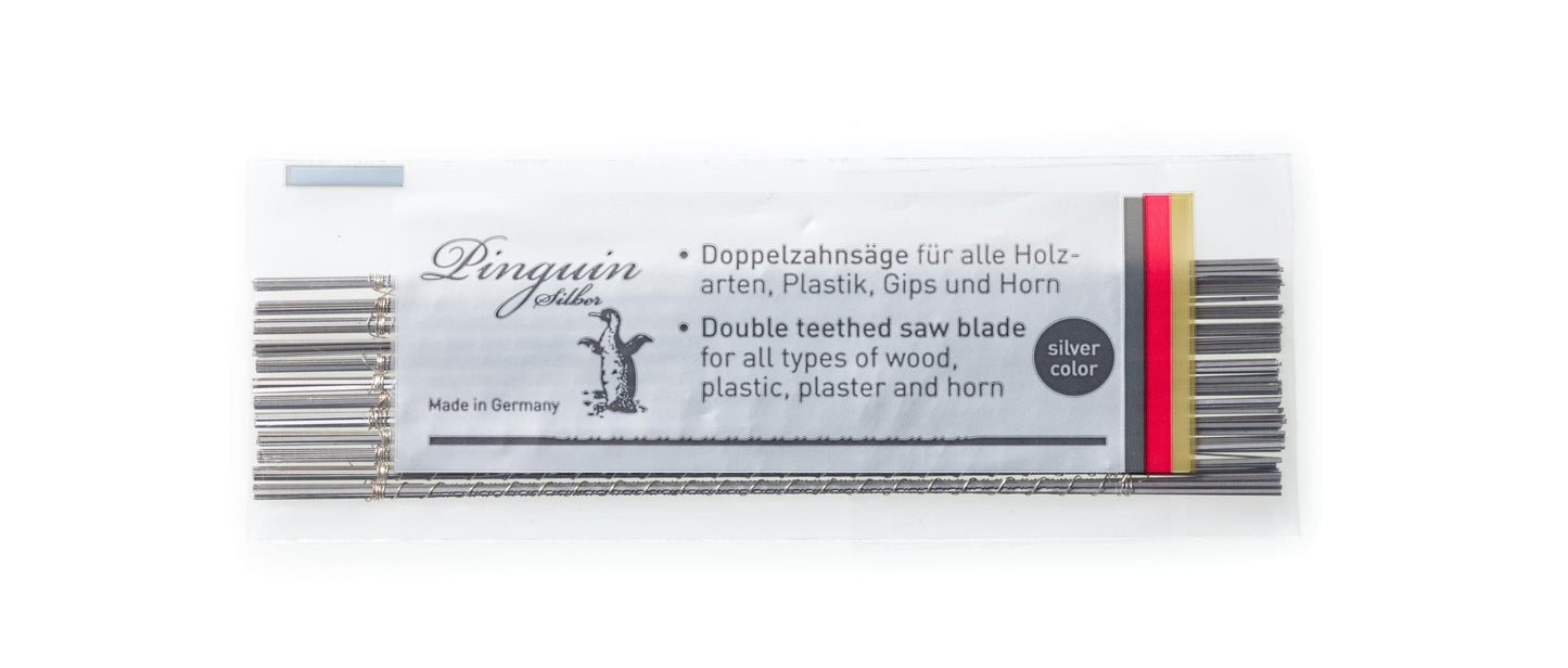 51 010 Holzlaubsägeblätter PINGUIN SILBER Silber 130mm