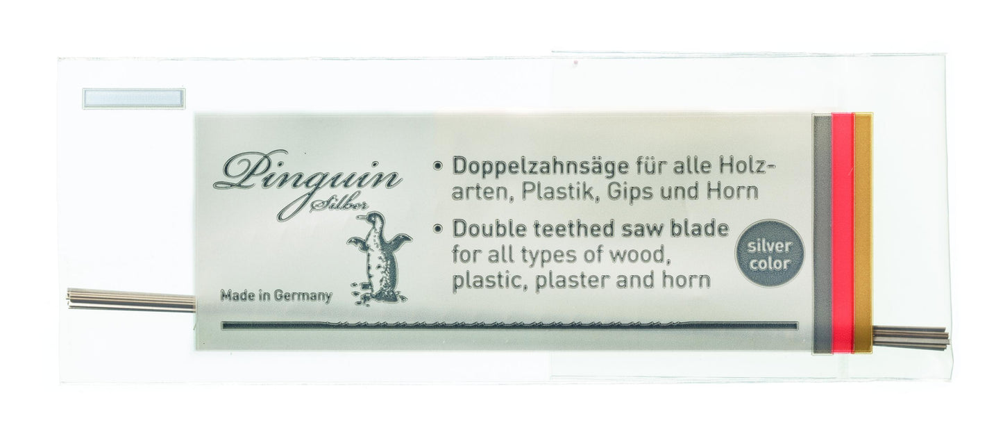 51 010 Holzlaubsägeblätter PINGUIN SILBER Silber 130mm