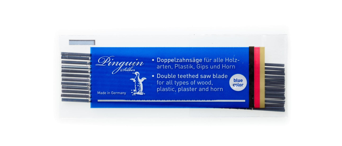 51 011 Holzlaubsägeblätter PINGUIN SILBER Blau 130mm