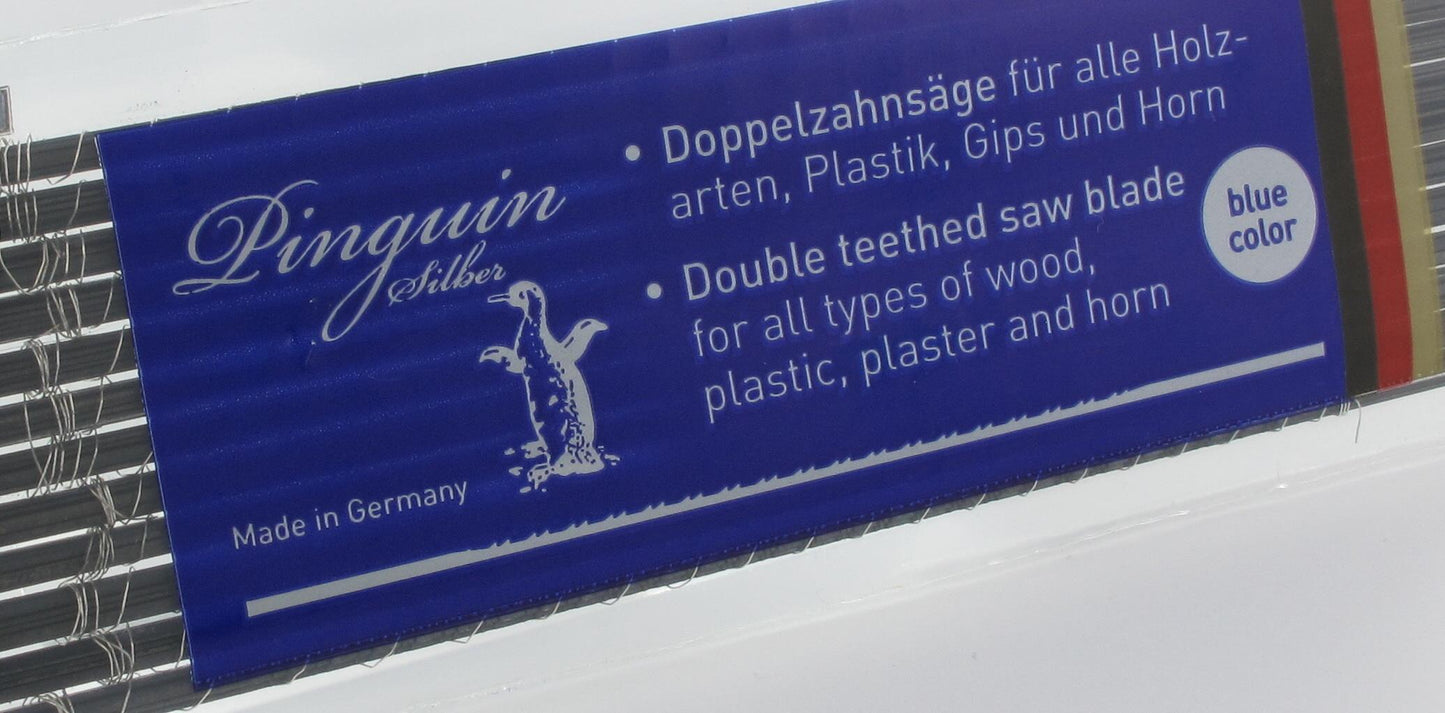 51 011 Holzlaubsägeblätter PINGUIN SILBER Blau 130mm