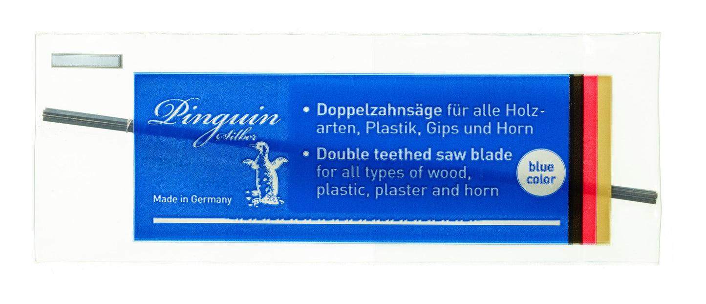 51 011 Holzlaubsägeblätter PINGUIN SILBER Blau 130mm