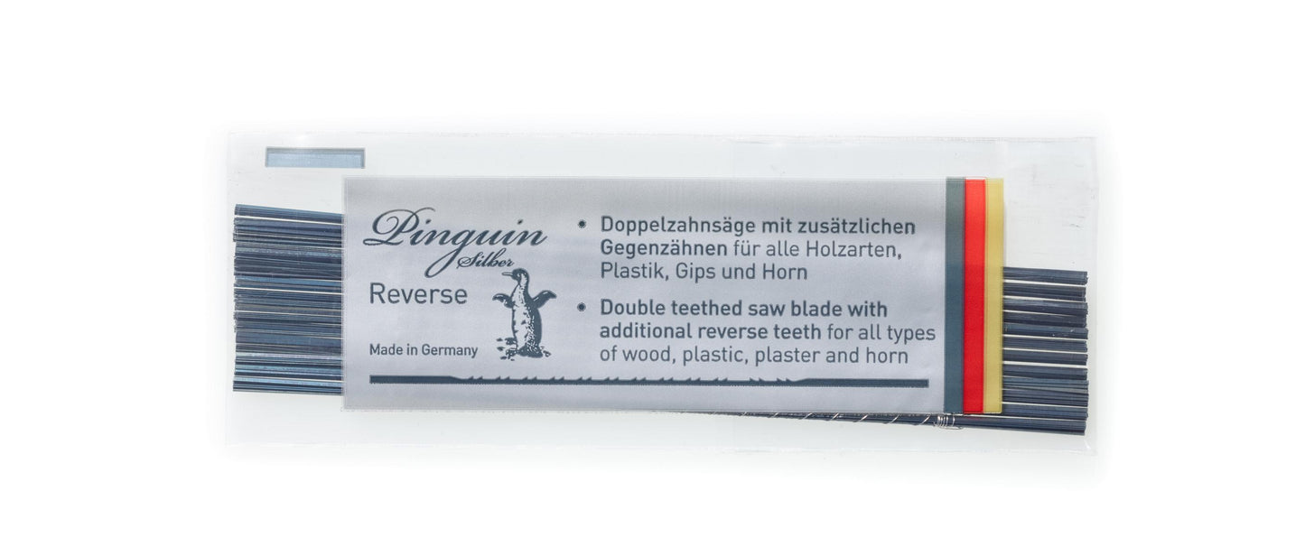 51 012 Holzlaubsägeblätter PINGUIN SILBER REVERSE 130mm