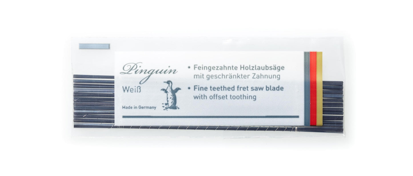 51 013 PINGUIN WHITE Wooden Fretsaw Blades – 130 mm
