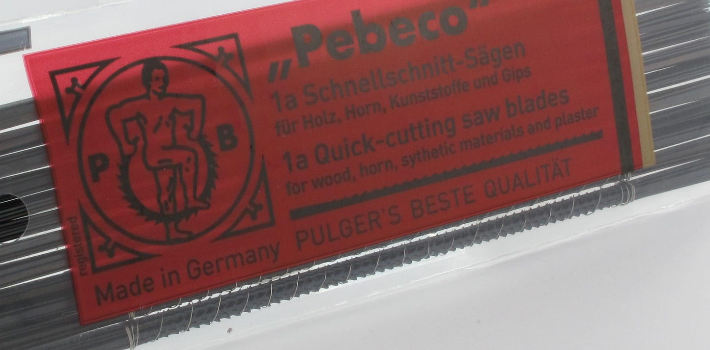 51 050 wood fret saw blades PEBECO 130mm / 150mm / 160mm