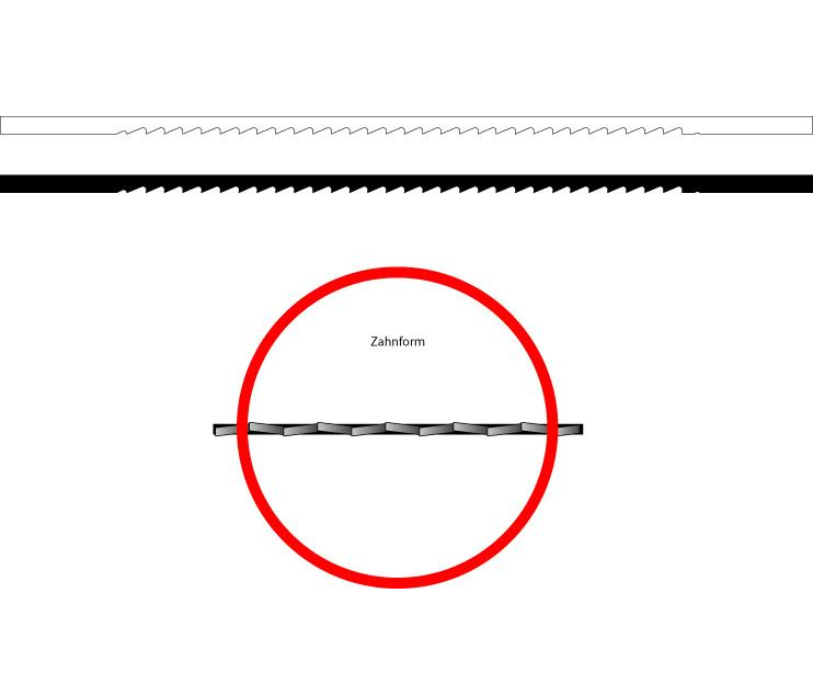 52 100 Marketeriesäge blank 180 mm