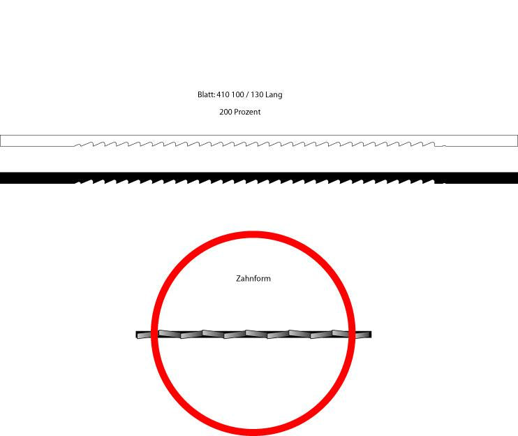 52 100 marquetry saw blank 200 mm