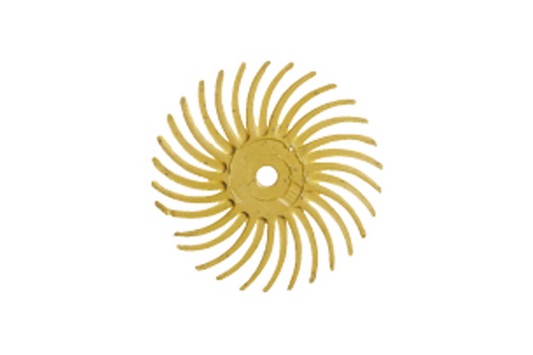 05 060 019 Habras Disc – Yellow Ø 19 mm, 80 Grit (6 pcs)