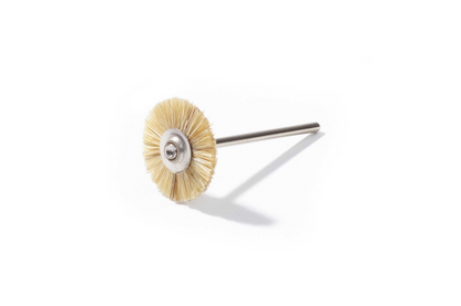 NIQUA Wheel Brush – White Chungking Bristles Ø 22mm (10 pcs)