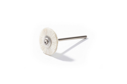 NIQUA Rundbürste - weißes Ziegenhaar Ø 22mm (10 Stück)