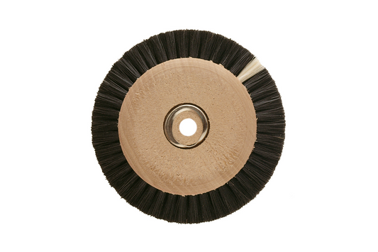 05 089 070 Bristle round brush with wooden core and Chungking bristles black