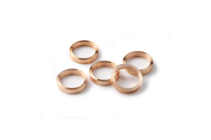 NIQUA Übungsringe aus Phosphor-Bronze - Ø 21 x 4mm (5 Stück)