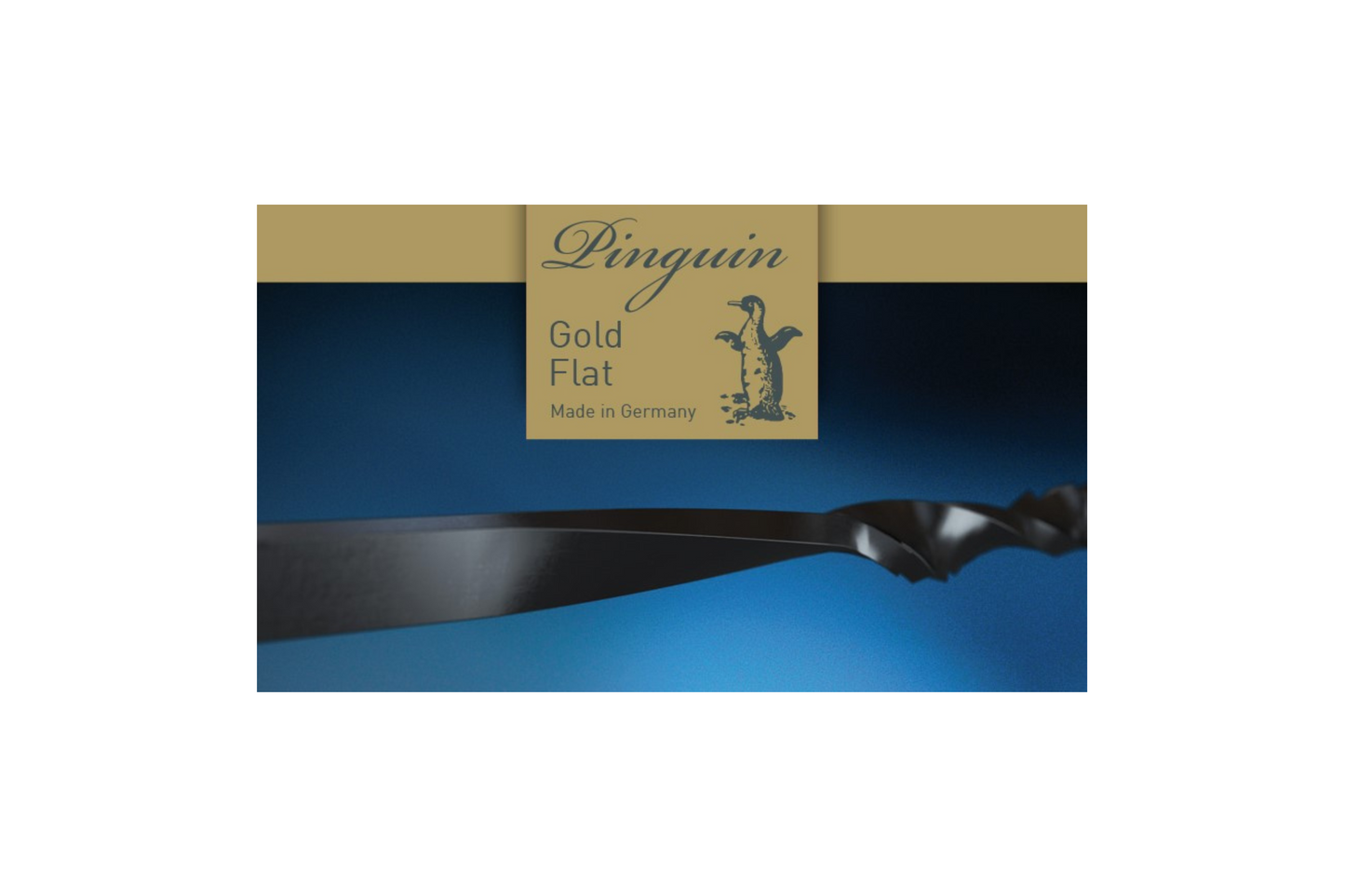 51 015  Spirallaubsägeblätter PINGUIN GOLD FLAT 130mm