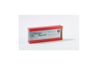 TEMPO RECORD Silver Wooden Fretsaw Blades – 130 mm