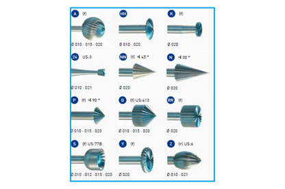 03 263 000 SUPER Q® Tool Steel Bur Set “8235”