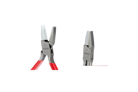 04 038 133 ANTILOPE® rail pliers flat-half round with plastic jaw