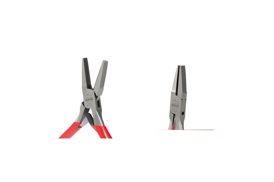 04 038 131 ANTILOPE® rail pliers with 2 springs, flat-half round 130mm