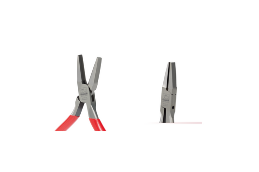 04 038 130 ANTILOPE® rail pliers without spring, flat-half round 130mm