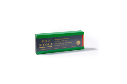 NIQUA RECORD Juweliersägeblätter Blau – 130mm