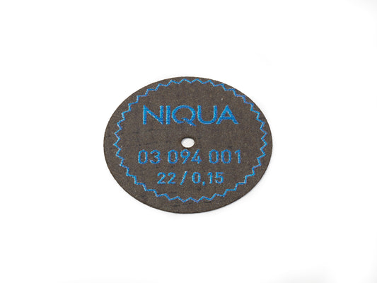 03 094 NIQUA Ultradünne Nylon-Trennscheiben – Ø 22–40 mm | für Eisen- & Nichteisenmetalle (20 Stück)