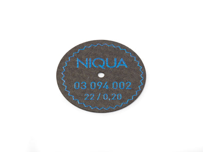 NIQUA Ultradünne Nylon-Trennscheiben – Ø 22–40 mm | für Eisen- & Nichteisenmetalle