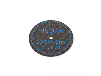 NIQUA Ultradünne Nylon-Trennscheiben – Ø 22–40 mm | für Eisen- & Nichteisenmetalle