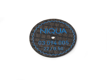 NIQUA Ultradünne Nylon-Trennscheiben – Ø 22–40 mm | für Eisen- & Nichteisenmetalle
