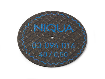 NIQUA Ultradünne Nylon-Trennscheiben – Ø 22–40 mm | für Eisen- & Nichteisenmetalle