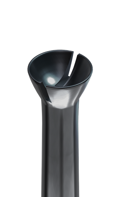 SUPER Q® Black Line Hohlfräser "2C2" mit Spanabfuhr