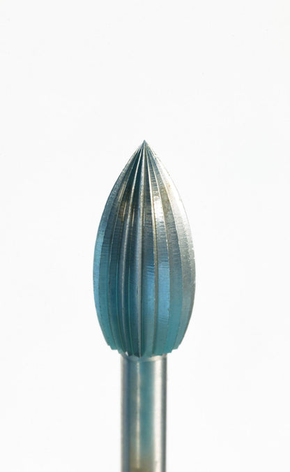 NIQUA SUPER Q® Flammenfräser "G(f)" aus Werkzeugstahl – Präzision für feinste Schmuckarbeiten