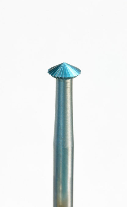 NIQUA SUPER Q HB 70° Double Cone Bur – Swiss Made Precision Tool Steel Bur for Fine Jewellery Work