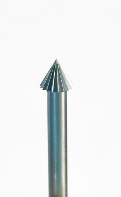 SUPER Q® Fresa de Acero para Herramientas “O(f) 60°” – Cono