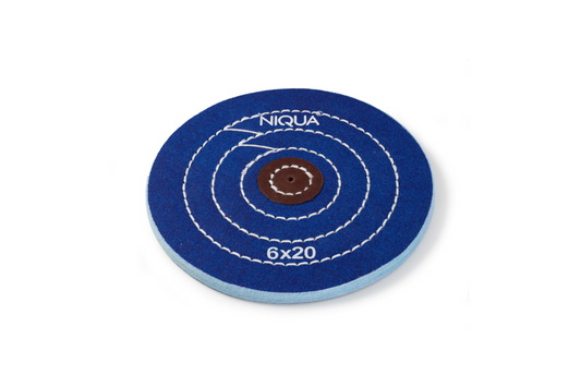 06 202 620 NIQUA Polierschwabbel - Blau 6x20
