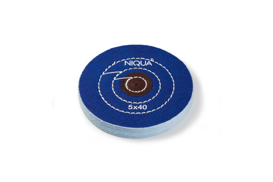 06 202 540 NIQUA Polishing Buff Blue 5 × 40 Layers