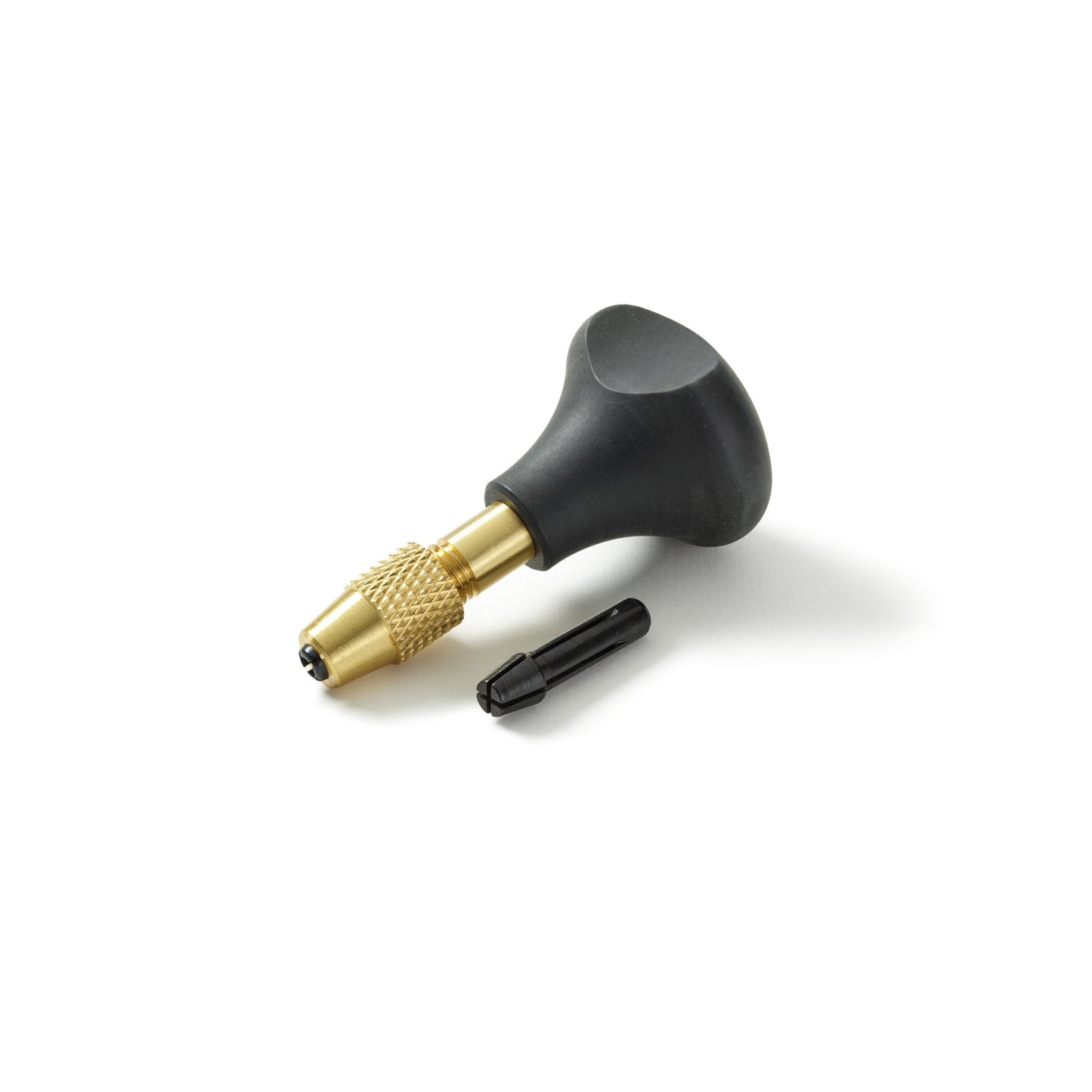 NIQUA Delrin Beading Tool Handle – Brass Coated Handle with Dual Collets for Precision Jewellery Work