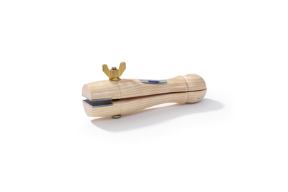 NIQUA Wooden Ring Clamp with Wing Screw & Leather Jaws