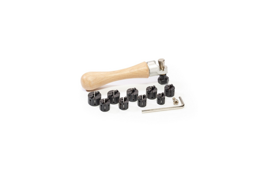 12 037 000 wooden barrel block for clamping rings