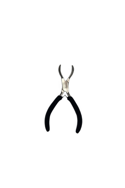 Alicates NIQUA para sujetar anillos, mordazas redondeadas y 2 muelles