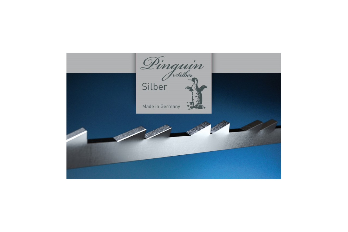 51 010 PINGUIN SILBER Silver Wooden Fretsaw Blades – 130 mm