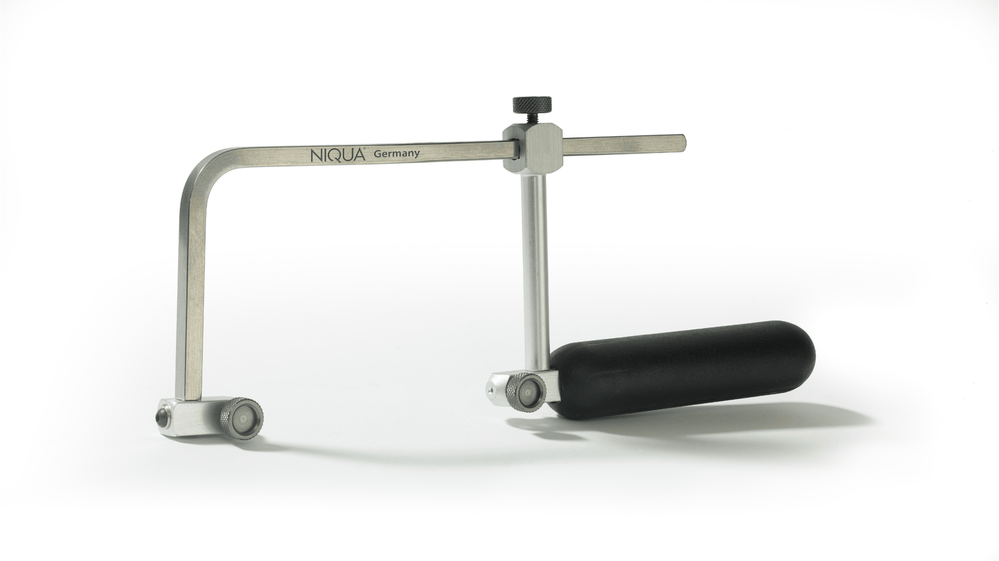 NIQUA Jeweller’s Saw Frame – Adjustable, Depth 80 mm