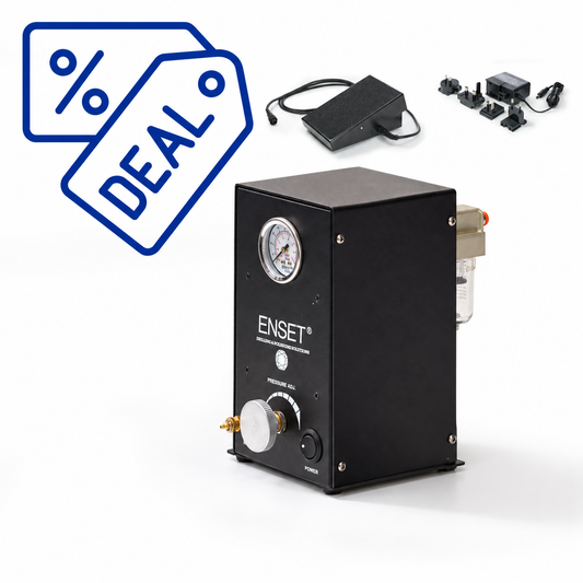 Enset Compact – Pneumatic Engraving Machine without Handpiece | Entry-Level Model