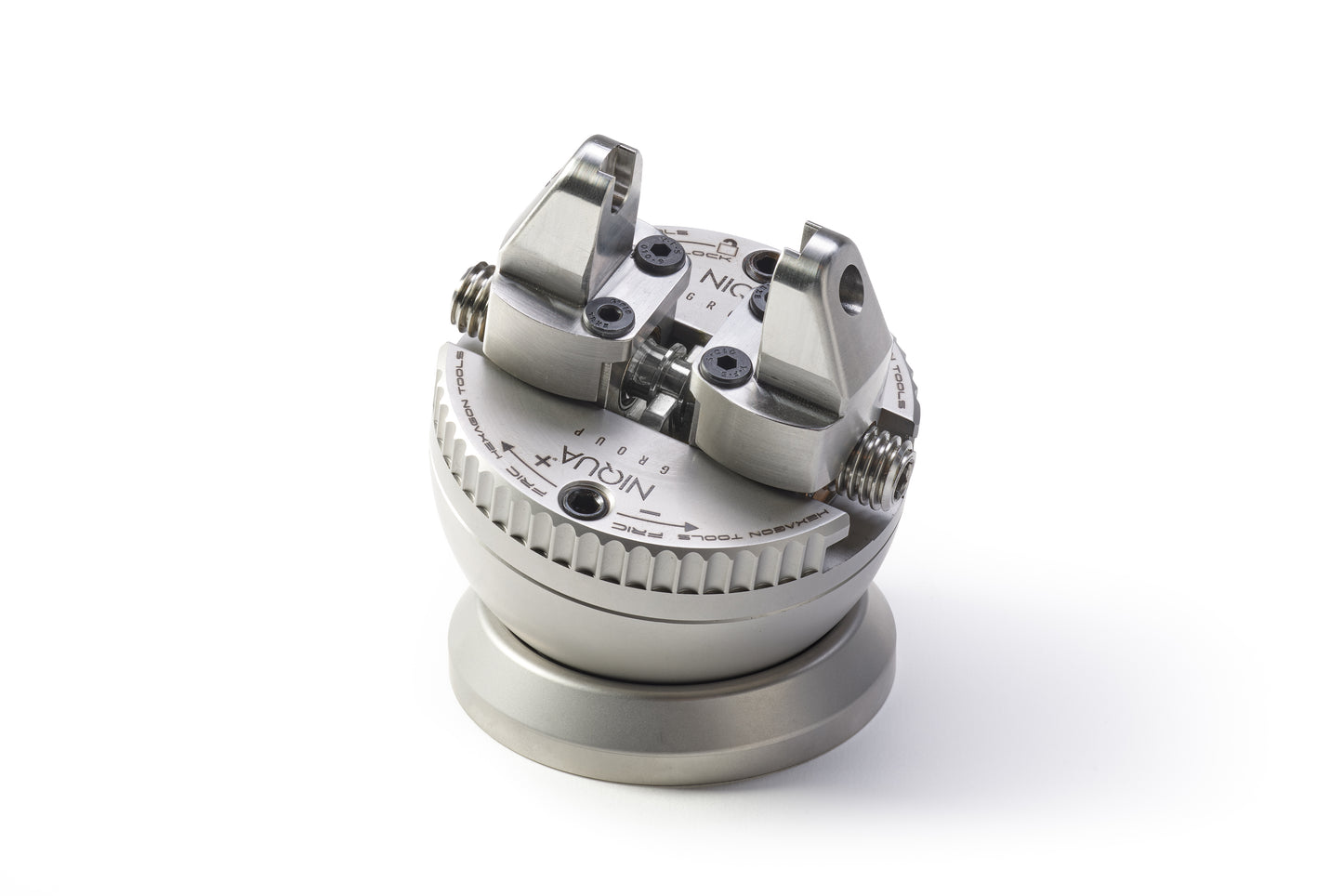 03 096 003 Edelstahlspannbacken für Ringspannsystem NIQUA Gravierkugeln Ø 100 / 80 mm