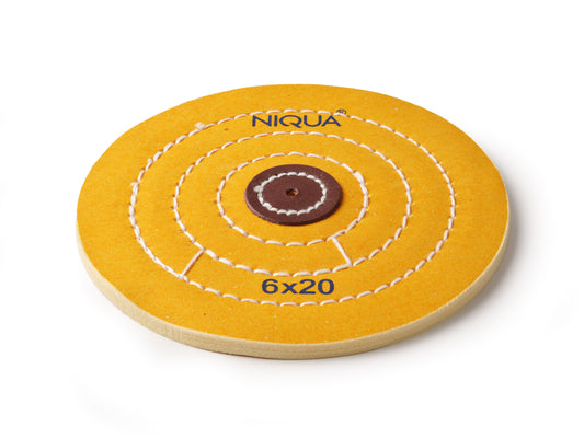 06 200 620 NIQUA Polishing Buff - Yellow 6 x 20 Layers