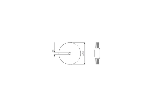 05 020 050 round brush J 2100 metal core ANTILOPE®